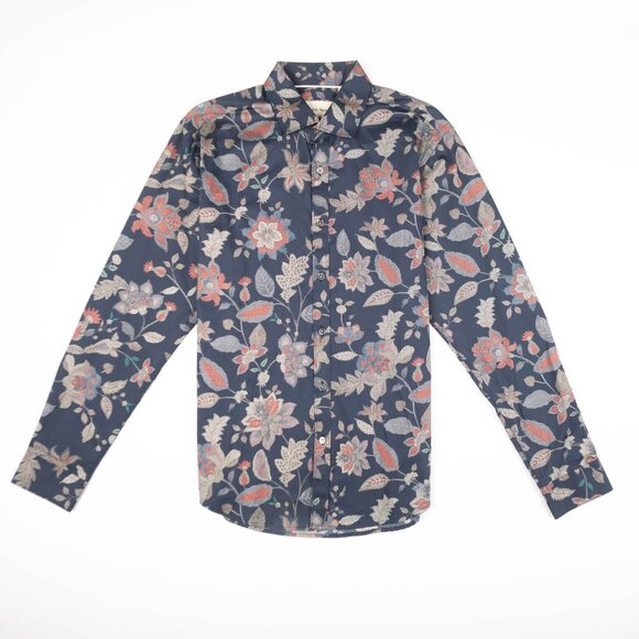 Stitch Note Long Sleeve Printed Shirt - Midnight - Picture 1 of 3